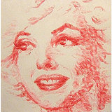 This Pretty Portrait of Marilyn Monroe Really Pays Lip Service